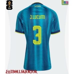 Colombia Jhon Lucumi #3 Bortatröja Dam VM 2026 Kortärmad